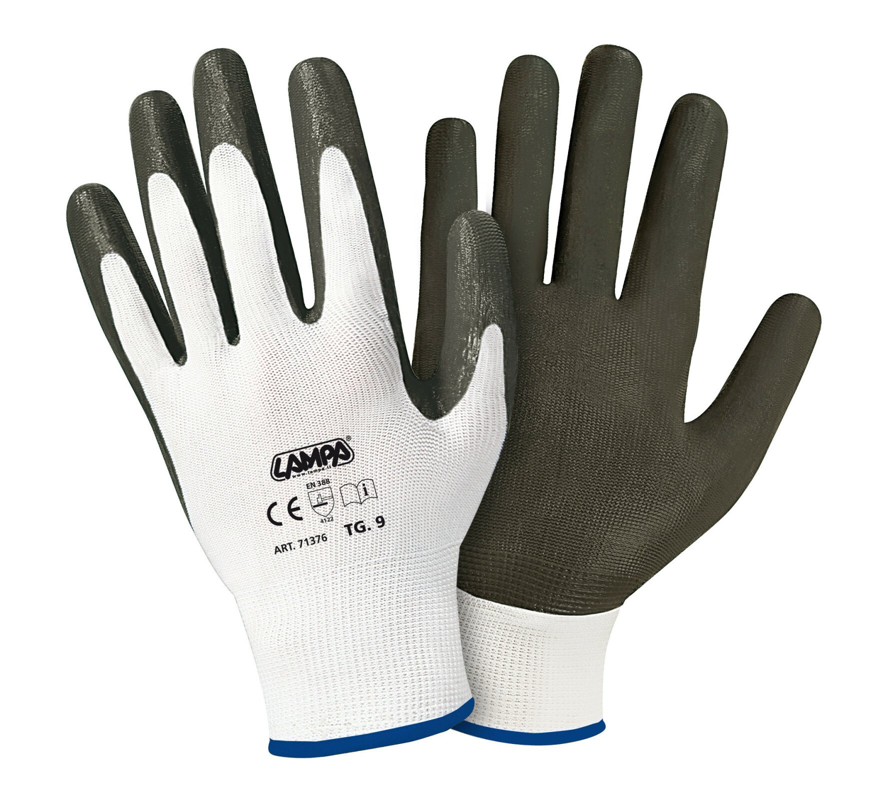 Nitrile gloves - 9 thumb