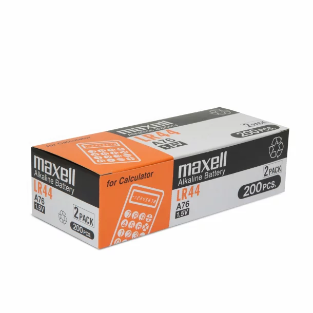 Maxell - Baterie tip buton LR44 Alkaline • 1,5V