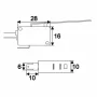 Microintrerupator 1 circuit 16(4)A-250V ON-(OFF)