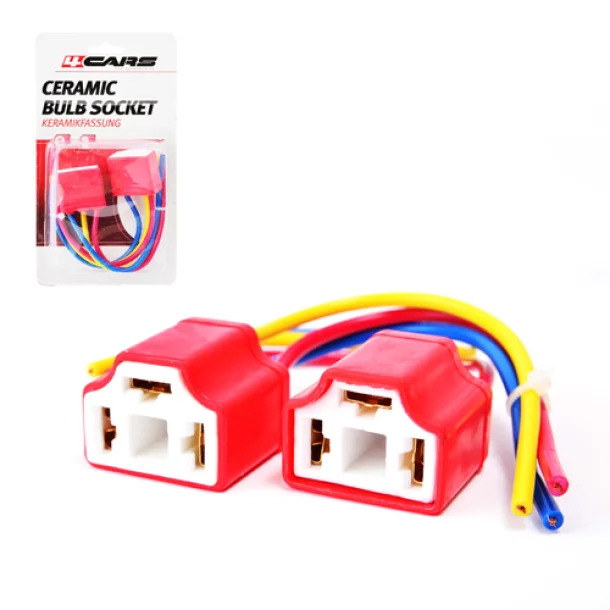 4Cars Ceramic bulb socket for H4 2pcs