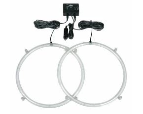 Neoane boxe cu music senzor NR-30, Ø 30cm 12V - Albastru