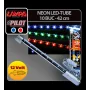 Neon Led-Tube 10 leduri - 42cm 12V - Rosu