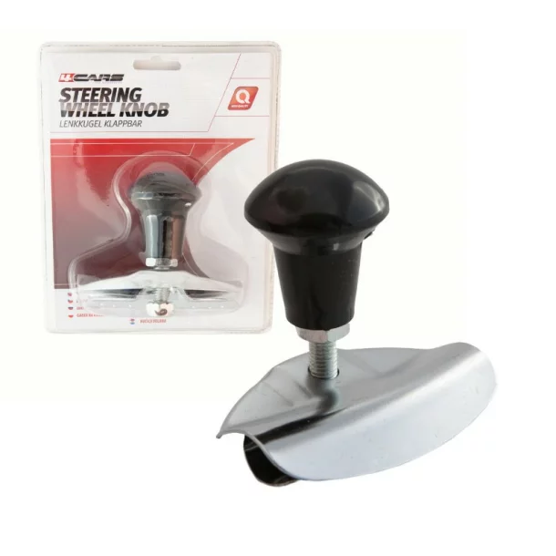 4Cars Steering wheel knob - Chrome