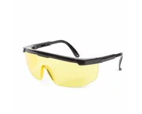 Professional goggles for people with glasses ,UV protection - yellow