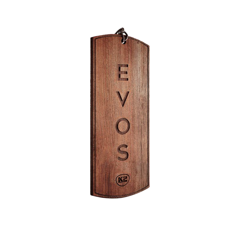Evos wooden car air freshener - Viking thumb