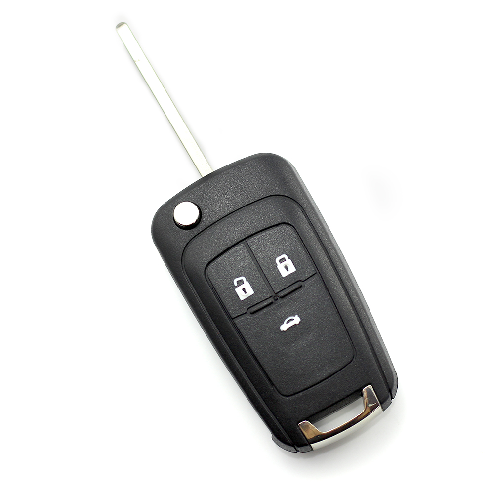 Opel / Chevrolet - Carcasa tip cheie briceag cu 3 butoane thumb