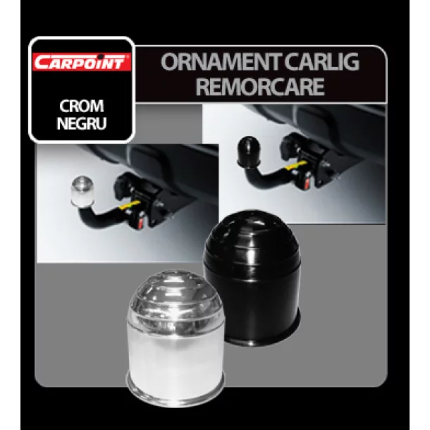 Ornament protectie carlig remorcare Carpoint - Negru