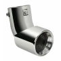 Ornament toba esapament curbat TS-64, din otel inoxidabil lustruit, sunet sport, racordare Ø30-45mm - Resigilat