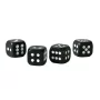 Valve caps California-Dices 4pcs - Black