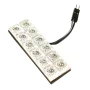 12V Hyper-Led - PCB lamp 12 Led - 20x60 mm - Blue