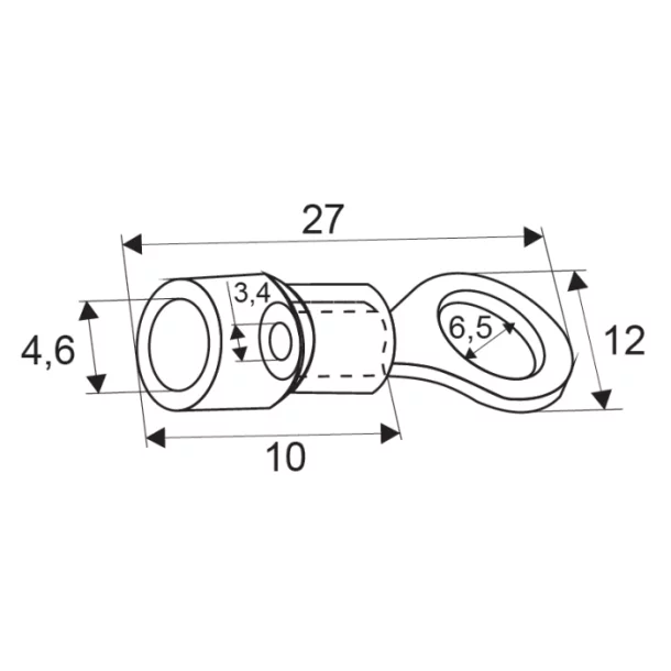 Insulated ring type terminal