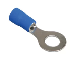10 db elektromos csatlakozó gyűrűs, Ø 5mm - Kék - Újra csomagolt termék