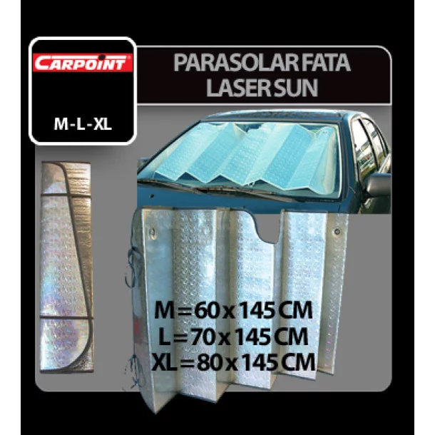 Parasolar fata Laser Sun - 80x145cm - XL