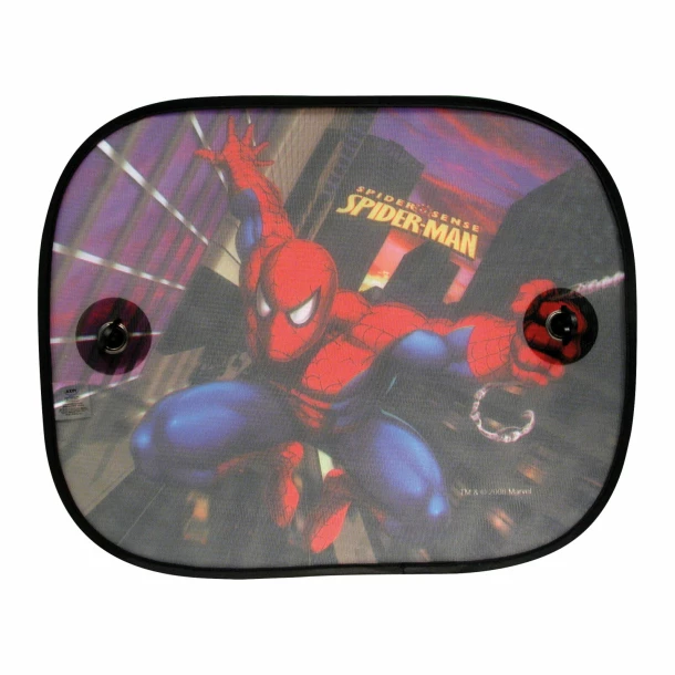 Parasolare laterale cu ventuze Marvel Comics 2buc - Spiderman