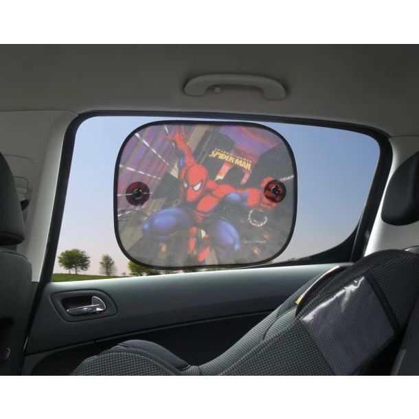 Parasolare laterale cu ventuze Marvel Comics 2buc - Spiderman