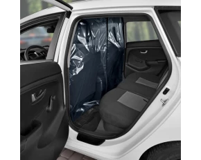 TAXI protection curtain PVC film 135x135cm - Transparent