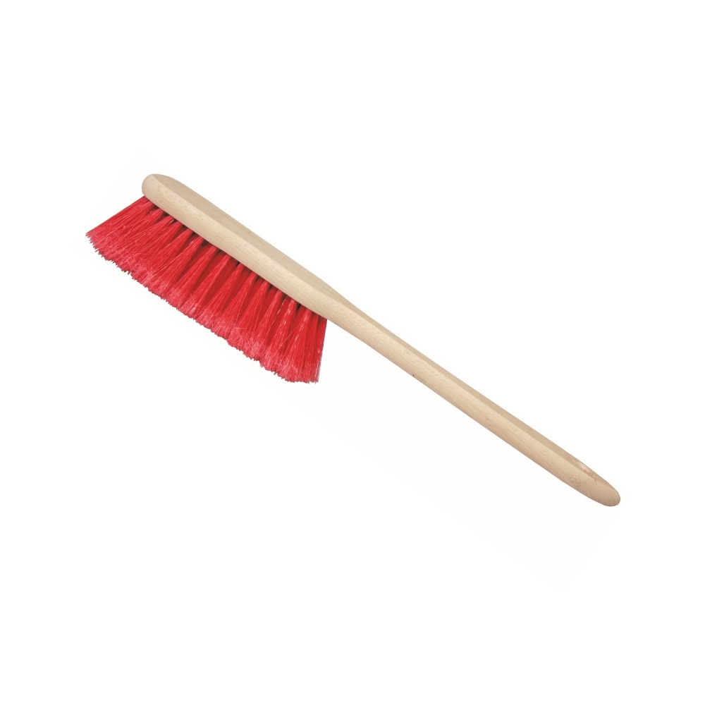 Car body wash brush with imitation wood handle, 46cm - Red thumb