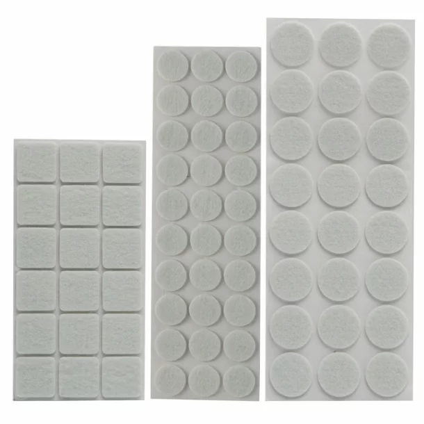 Self-adhesive felt pads