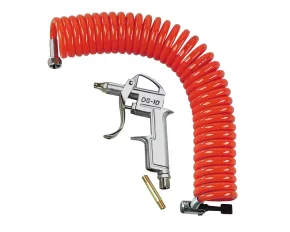Air duster gun with 5 m spiral hose