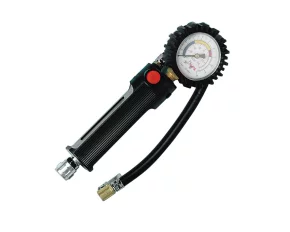Tyre inflator with 270° gauge