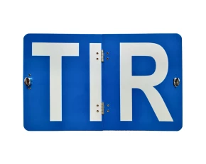 Placa identificare TIR reflectorizanta pliabila 400x250mm Kamar