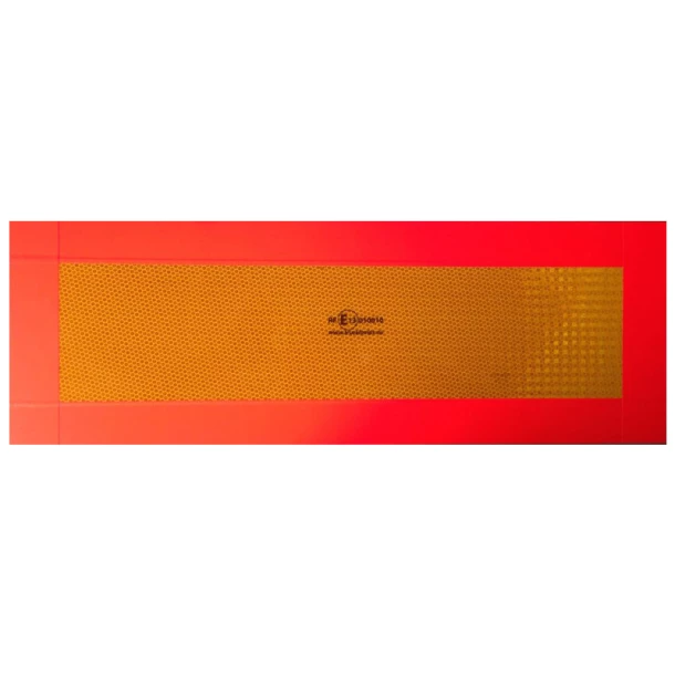Kamar Reflective plates heavy-long vehicles (contour) 2pcs - Yellow/Orange