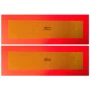 Kamar Reflective plates heavy-long vehicles (contour) 2pcs - Yellow/Orange