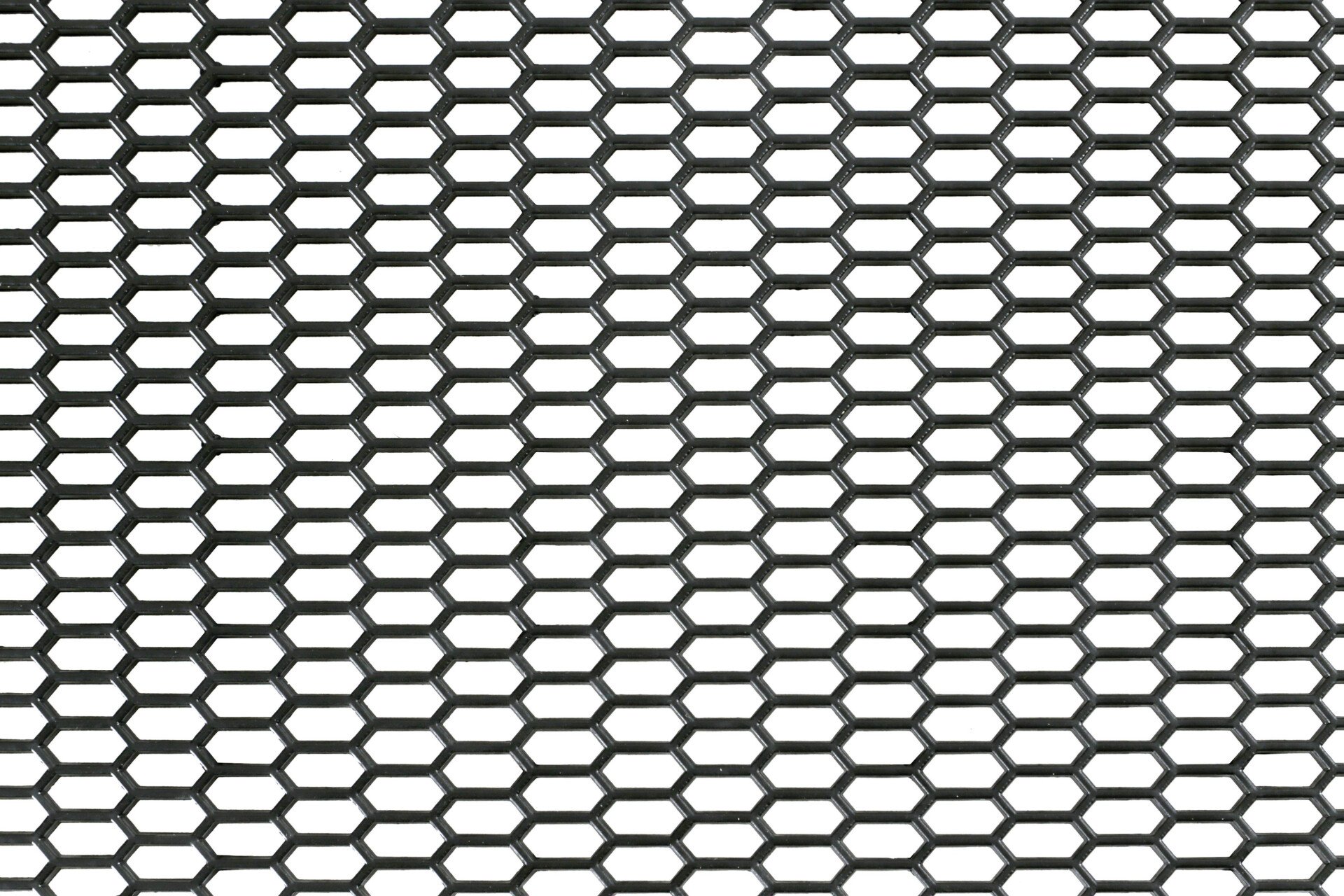 Műanyag díszrács fekete - Kicsi hexagon 8x18 mm - 120x40 cm thumb