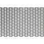 Műanyag díszrács fekete - Kicsi hexagon 8x18 mm - 120x40 cm