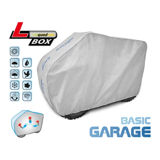 Basic Garage Quad cover - L - Box