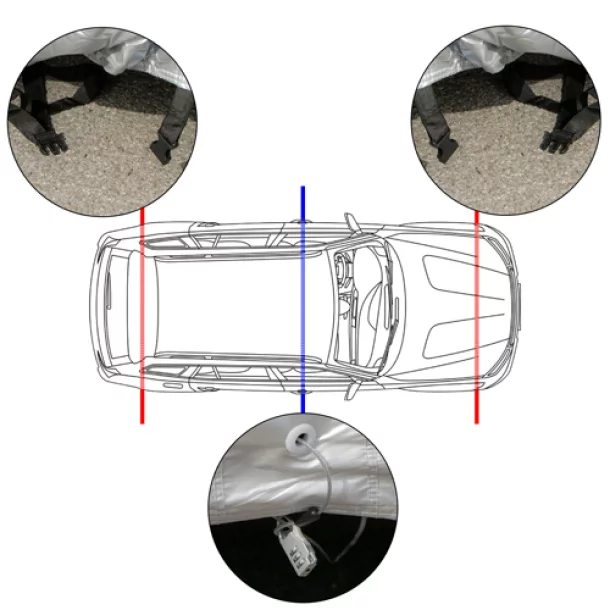 Jégeső elleni karosszéria huzat - M - SUV/Off-Road