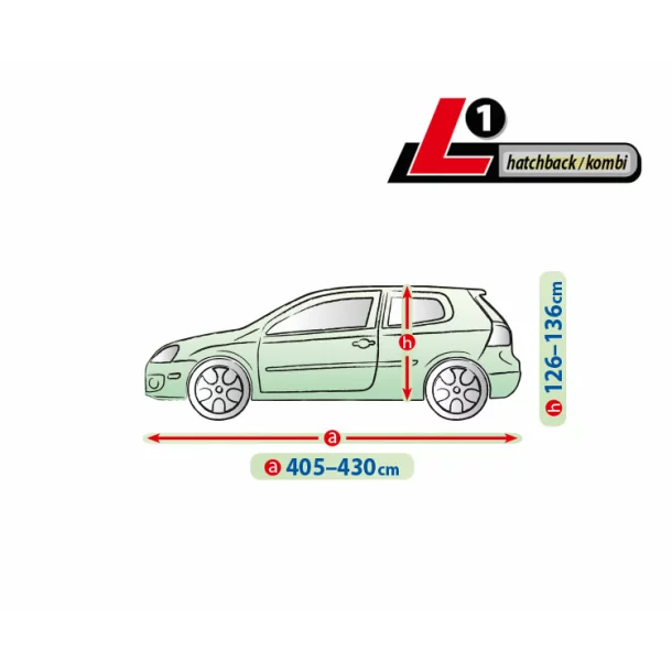 Prelata auto completa Mobile Garage - L1 - Hatchback/Kombi