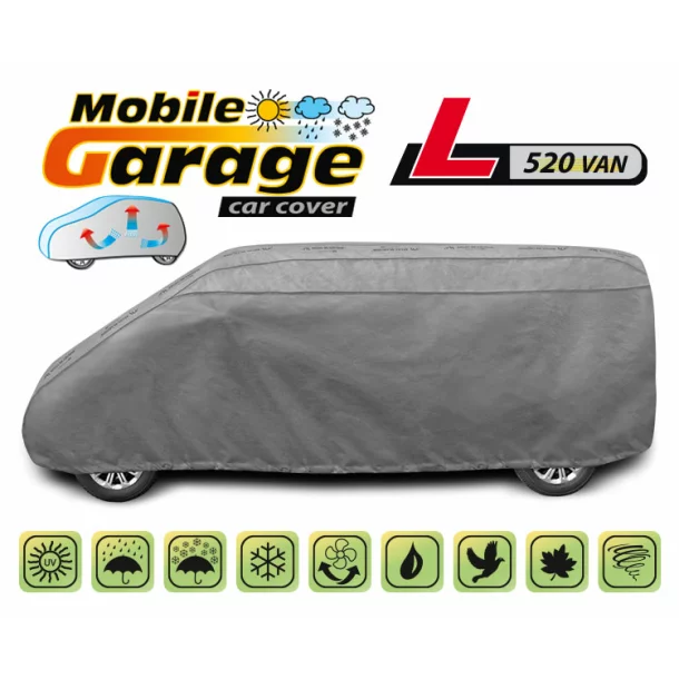 Mobile Garage full car cover size - L520 - VAN