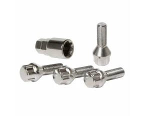 Anti-theft wheel bolts 4 pcs conical M14x1,50mm L28 - Type F