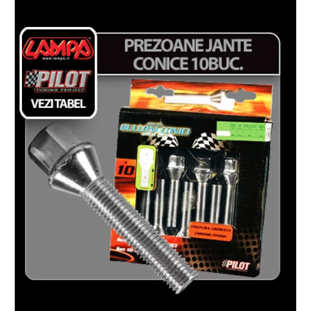 Prezoane jante conice 10buc - TC11