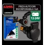 Süllyesztett, beépített DIN aljzat, 12/24V 16A - Lampa - Újra csomagolt termék