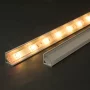 Profil  din aluminiu pt. benzi LED 1000x16x16mm - rotunjit