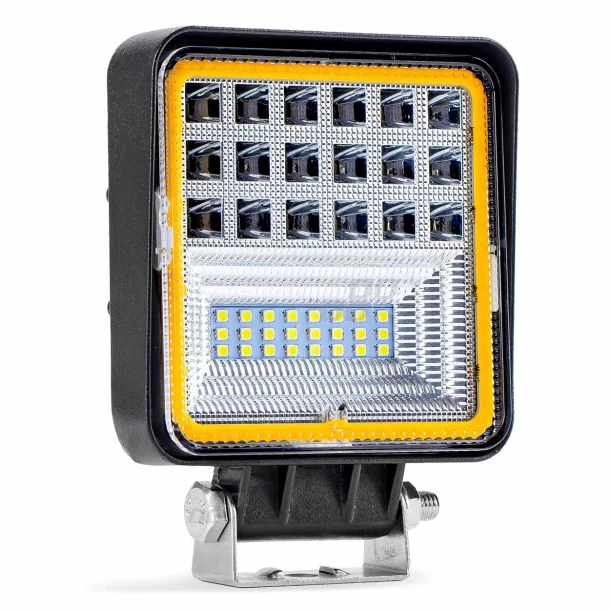 Proiector cu LED din metal patrat Combo Angel Eyes cu 2 functii, 9/36V, Amio