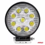 Kerek fém LED projektor 27W, 9/36V, Amio