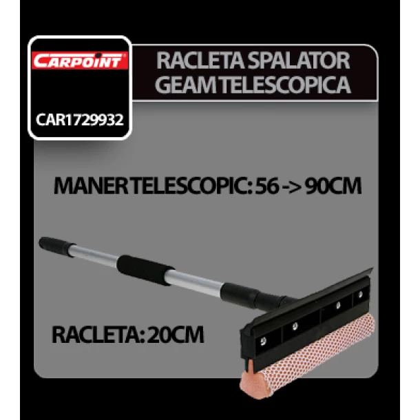 Racleta spalat geam telescopica Carpoint - 20cm