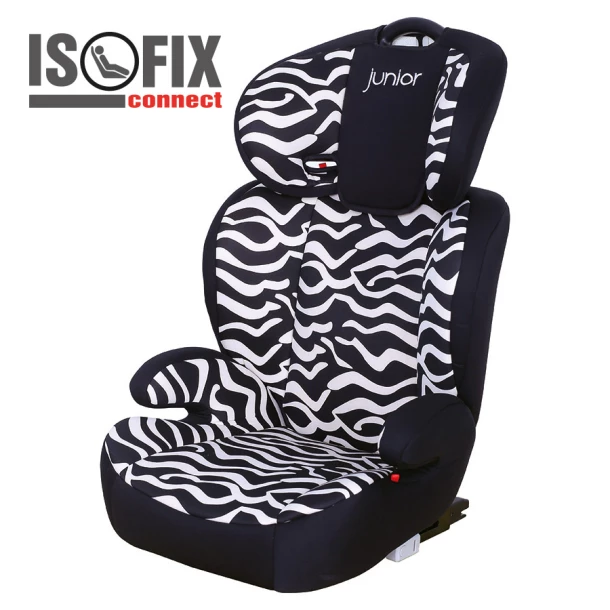Premium 742 Child car seat 2 in 1, Isofix ECE R44/04, 15-36 kg - Black/White
