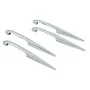 Short-Fin 4 pcs - 140 mm - Chrome