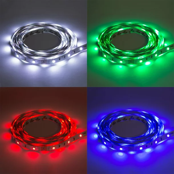 Set banda LED RGB, 5m, IP20