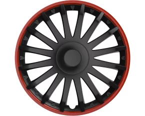 Wheel covers set Cridem Crystal RO 4pcs - Black/Red - 14&#039;&#039;