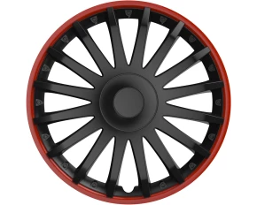 Cridem Crystal RO dísztárcsa szett 4 darab - Fekete/Piros - 14'' - Újra csomagolt termék