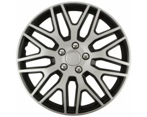 Wheel covers set Cridem Dakar NC 4pcs - Silver/Black - 15&#039;&#039; - Resealed