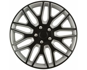 Wheel covers set Cridem Dakar NC 4pcs - Black/Silver - 14&#039;&#039; - Resealed