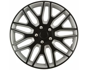 Wheel covers set Cridem Dakar NC 4pcs - Black/Silver - 15&#039;&#039; - Resealed