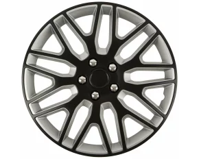 Wheel covers set Cridem Dakar NC 4pcs - Black/Silver - 17&#039;&#039;