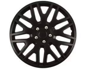 Wheel covers set Cridem Dakar NC 4pcs - Black/Chrome - 17&#039;&#039; - Resealed